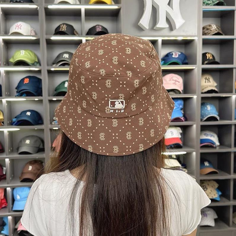 Mũ bucket nam nữ Mũ bucket chữ B nâu mẫu mới