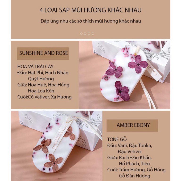 CITTA Sáp Thơm Phòng FALLEN FLOWERS Treo  Tủ Quần Áo, Phòng Ngủ, Khử Mùi Ẩm Mốc - Chính Hãng