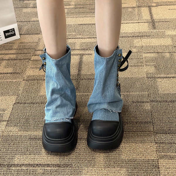 Giày Bốt martin Đế Dày Chống Trượt Thoải Mái Thời Trang Mùa Hè