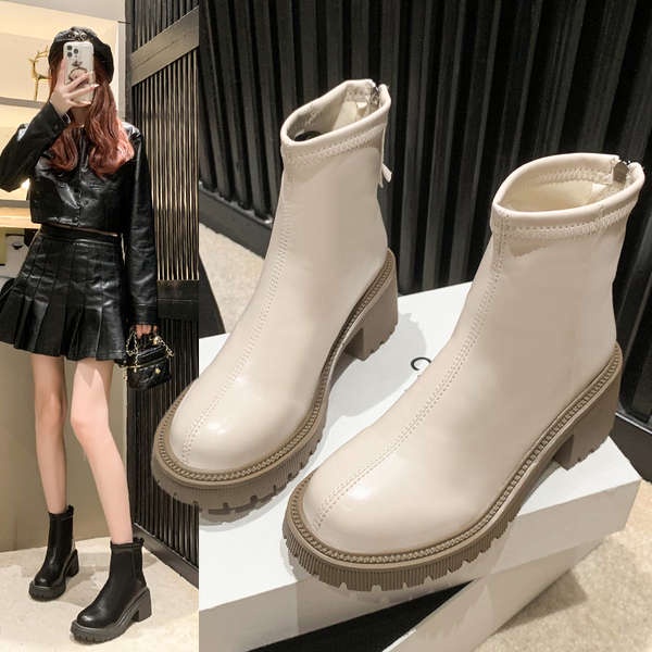 Giày Bốt martin Đế Dày Thời Trang Thu Đông 2023