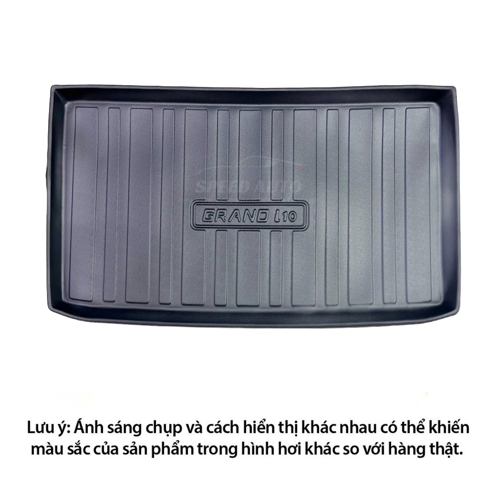 LÓT CỐP NHỰA HYUNDAI GRAND i10 HATBACK ĐỜI 2021 ĐẾN 2023, chính hãng nhựa dẻo cao cấp không mùi dễ vệ sinh