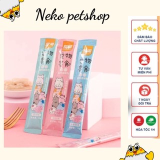 combo 100 thanh súp shizuka thanh sốt thưởng chó mèo