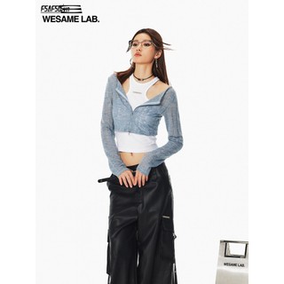 Áo vest Hai Mảnh Đan Len Một Mảnh Hình Chữ i Cổ Điển Kiểu Mỹ Dài Tay