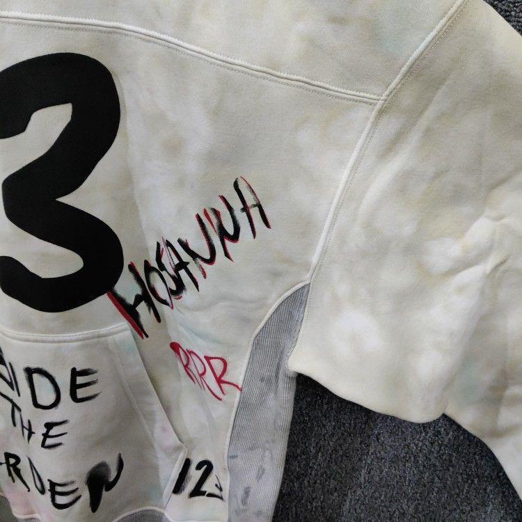 Áo Hoodie Dáng Rộng Họa Tiết graffiti Vẽ Tay saint michael simpson Phong Cách Cặp Đôi