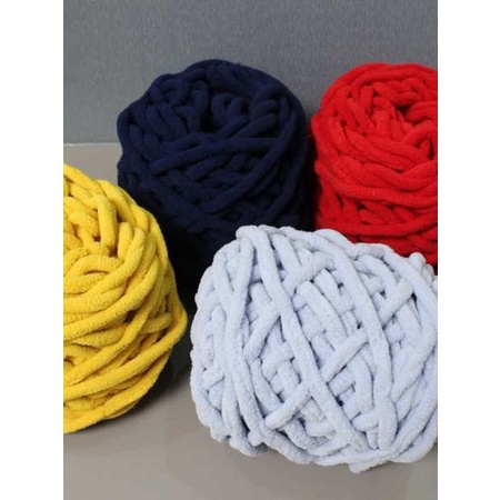 Len nhung đũa len milk cotton Dây băng sợi len dày dệt khăn len đan tay túi vật liệu DIY dép đan móc tự đan cho nam và nữ