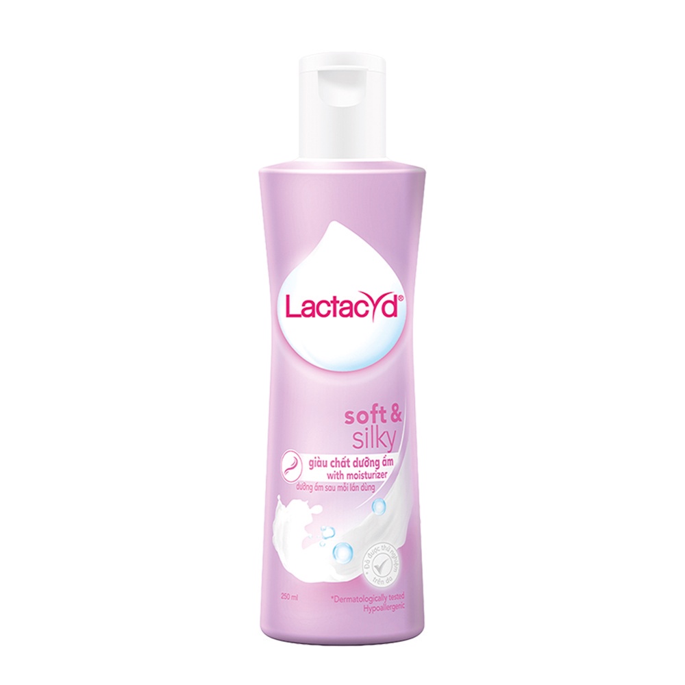 Dung Dịch Vệ Sinh Phụ nữ Lactacyd Soft & Silky Dưỡng Ẩm 250ml