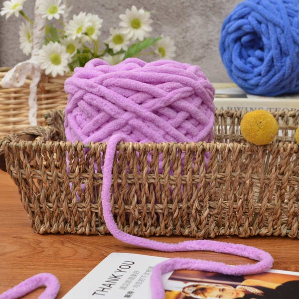 Len milk cotton 125g len móc Khăn quàng cổ thủ công DIY dây băng đan dép đan len dày móc đan len bóng len quà tặng cho nam giới