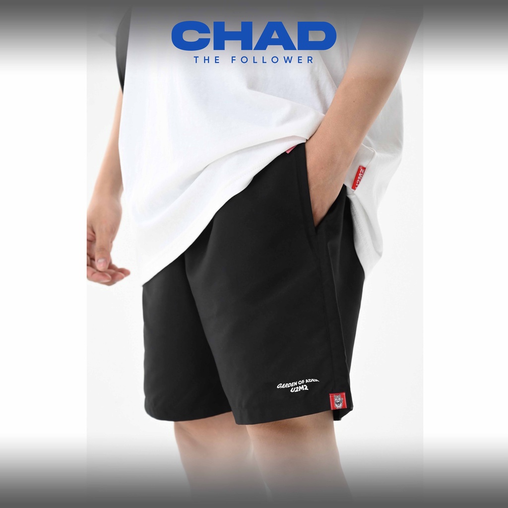 Quần short đùi nam nữ ngắn chất liệu dù gió thể thao cao cấp không nhăn form trên gối