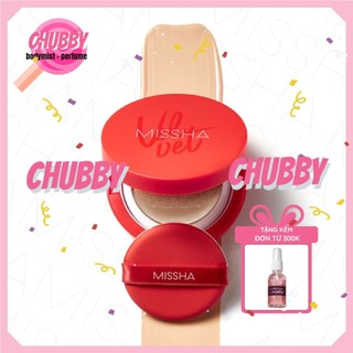 𝙘𝙝𝙪𝙗𝙗𝙮 - Phấn Nước MISSHA Velvet Finish Cushion SPF50+/PA+++ No 21