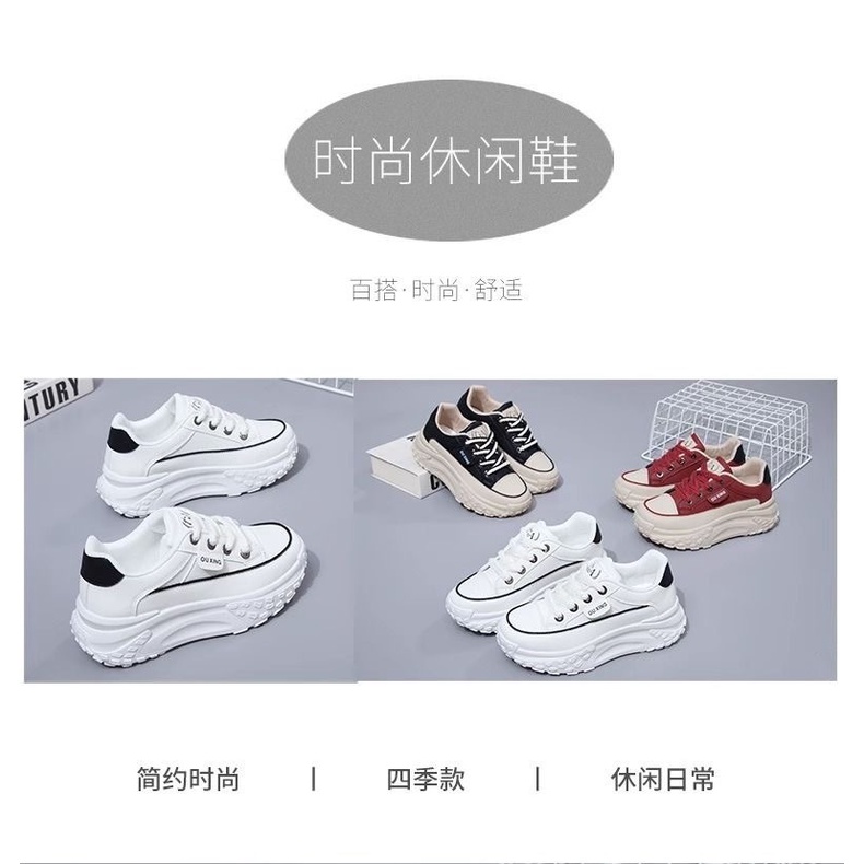 Ha chi Giày Thể Thao Đế Dày Siêu Nhẹ Dễ Phối Đồ Thời Trang Mùa Thu Cho Nữ
