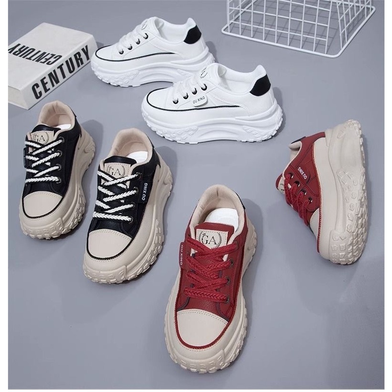 Ha chi Giày Thể Thao Đế Dày Siêu Nhẹ Dễ Phối Đồ Thời Trang Mùa Thu Cho Nữ