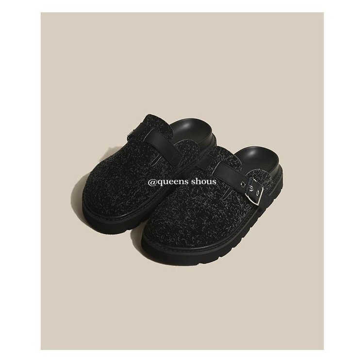 Dép Bít Mũi Đế Dày Cao Cấp Phong Cách Mới Mùa Thu 2023