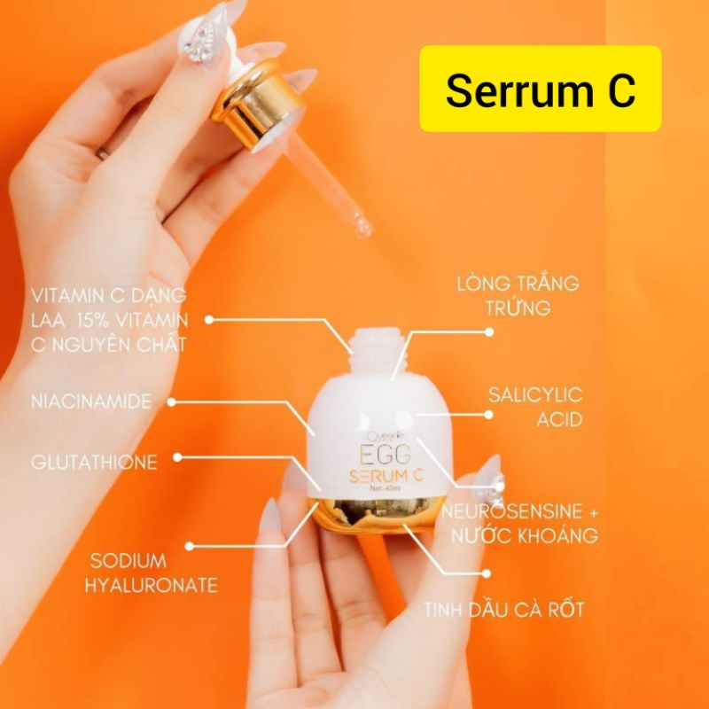 Serum Vita C sẽ kit lô chân lông