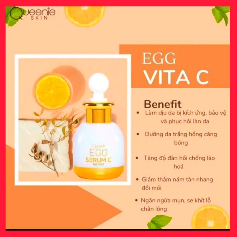 Serum Vita C sẽ kit lô chân lông