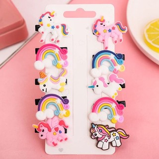 Sét 10 kẹp tóc đủ mầu đáng yêu cho bé