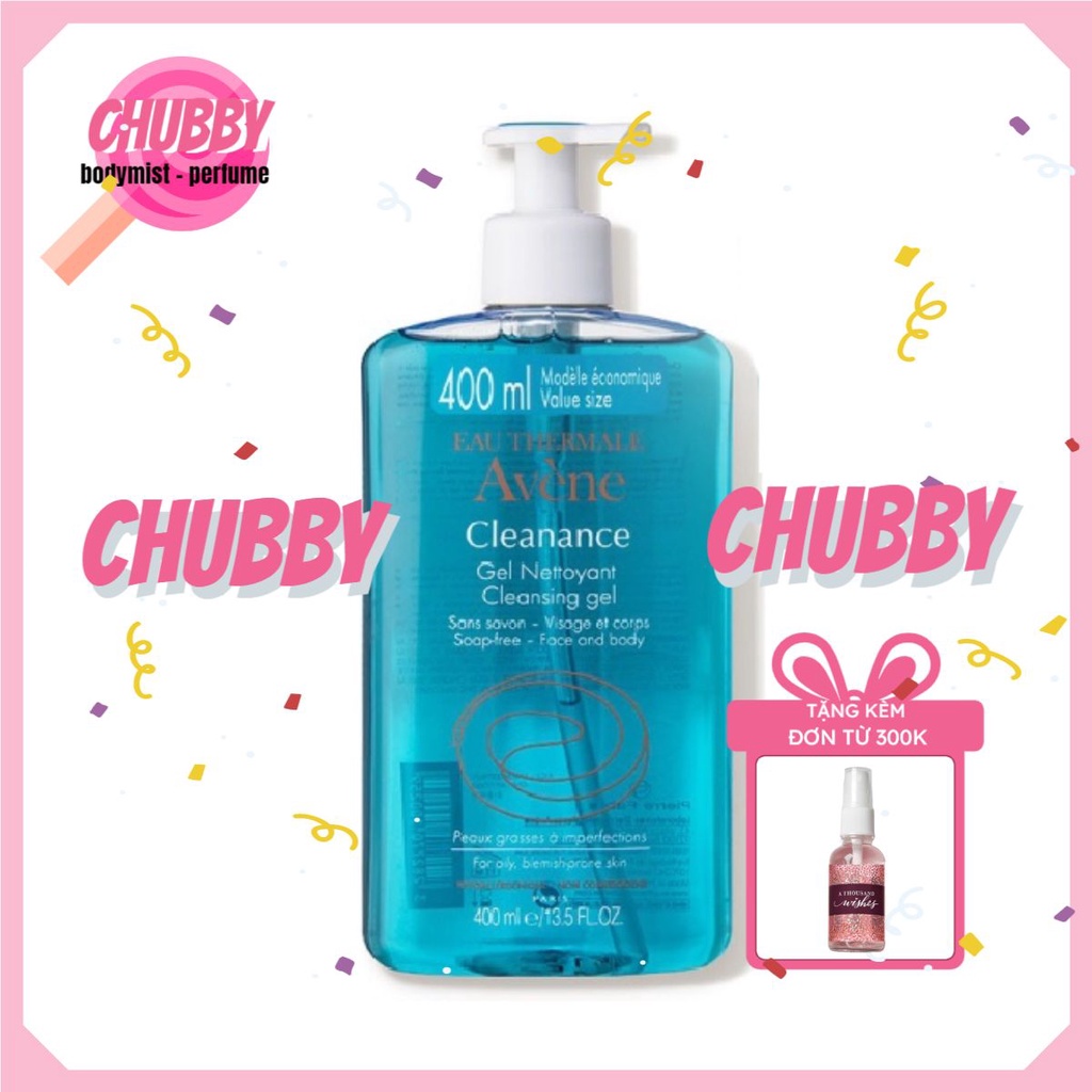 𝙘𝙝𝙪𝙗𝙗𝙮 - Sữa Rửa Mặt ⚡FREE SHIP⚡ Aven.e Cleanance Cleansing Gel cho da dầu mụn [Chính hãng, Bill Phá