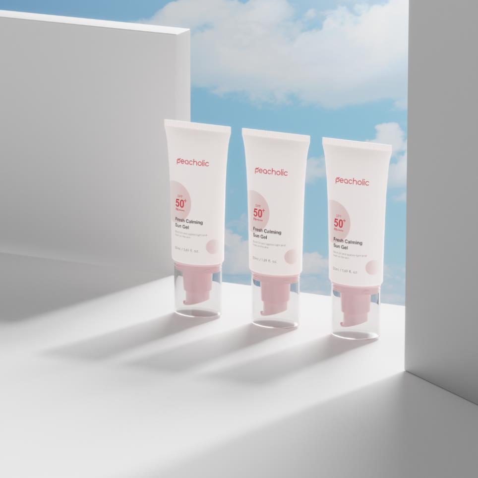 [BẢN MỚI Kem chống nắng nâng tone Peacholic Fresh Calming Sun Gel Finish Siêu Đẹp