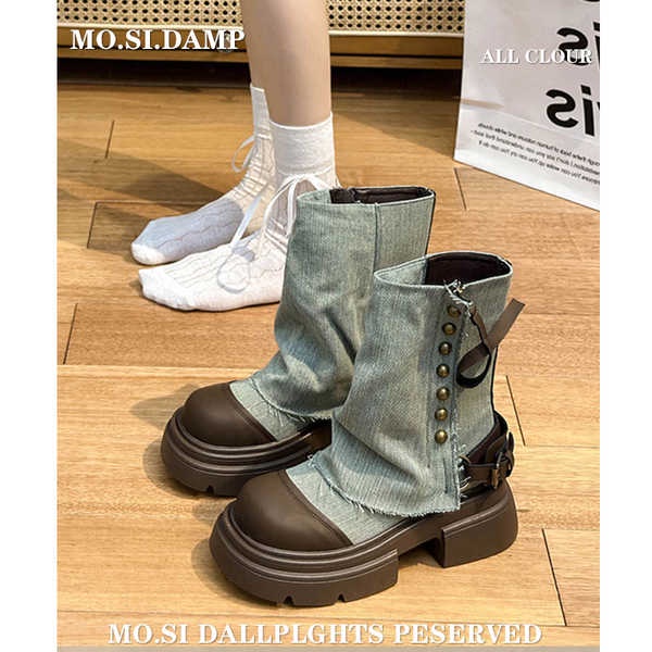 Giày Bốt martin Đế Dày Thời Trang Cá Tính Cho Nữ