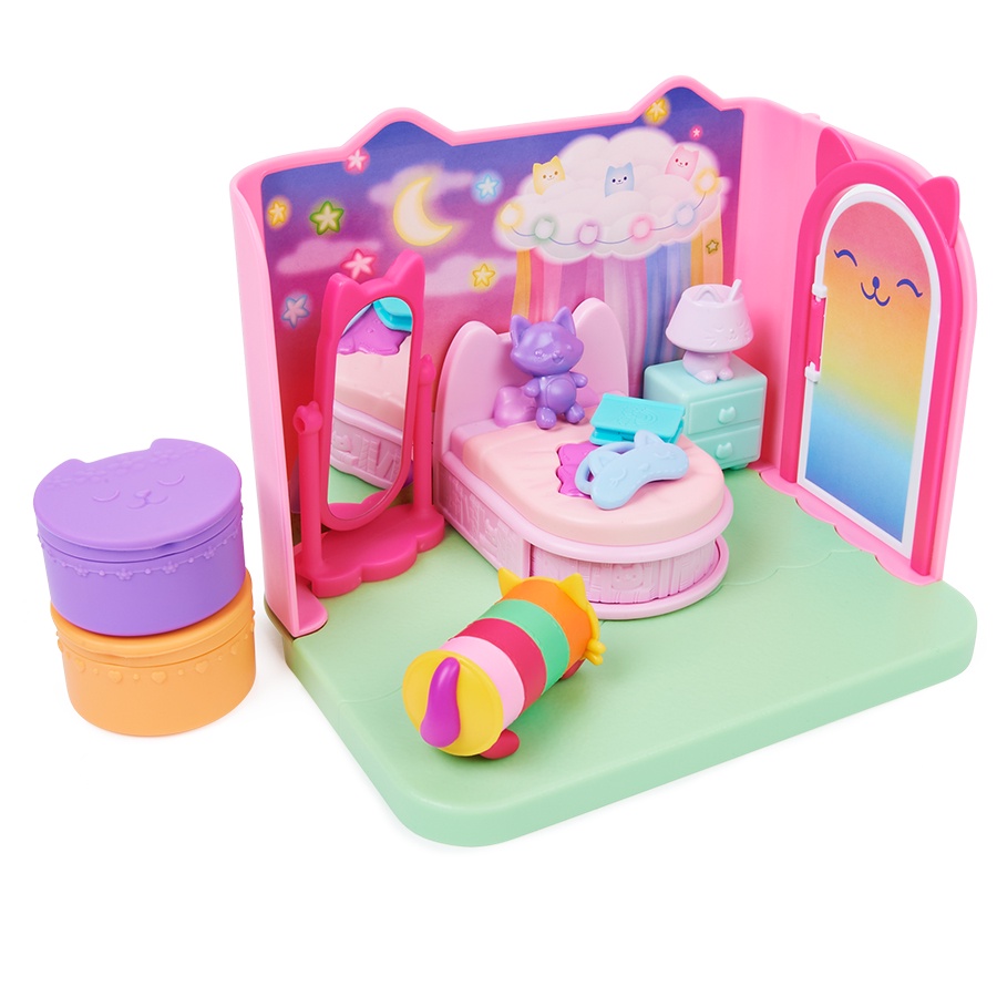 Đồ Chơi Phòng Gabby - Phòng Ngủ Pillow Cat Gabby Dollhouse 6062037 GABBY DOLLHOUSE 6062037