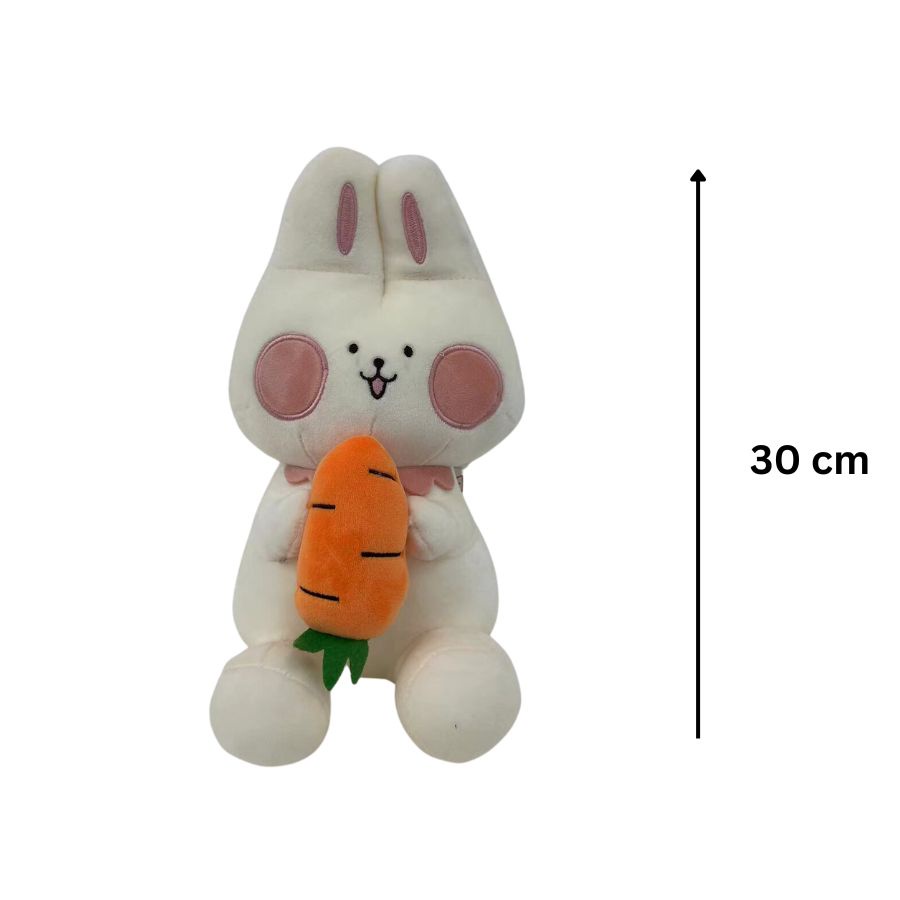 Đồ Chơi Thú Nhồi Bông - Thỏ Ăn Cà Rốt 30 cm SWEET HEART PLUSH AH21010/30