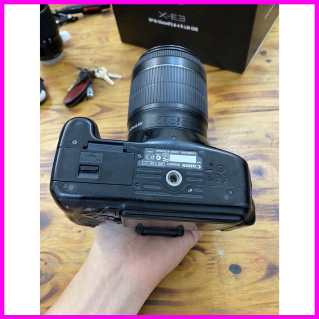 Máy ảnh canon 600D và 18-55 hàng cũ thanh lý