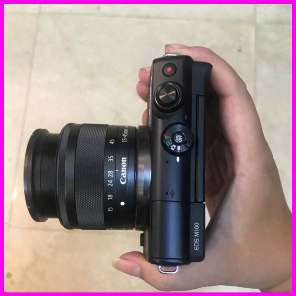 Máy ảnh canon M100 kèm kit 15-45mm STM