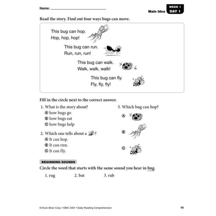 Daily Reading Comprehension - 8q.