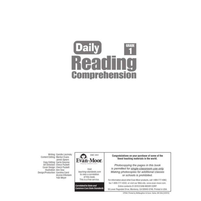 Daily Reading Comprehension - 8q.