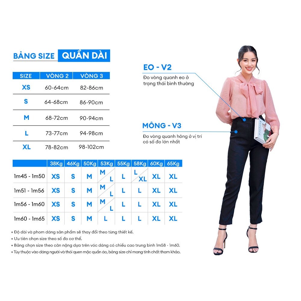 Quần tây ống đứng QC05041 thời trang GUMAC