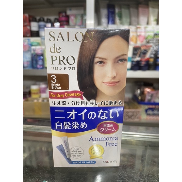 THUỐC NHUỘM TÓC NỮ PHỦ BẠC SALON DE PRO NHẬT BẢN