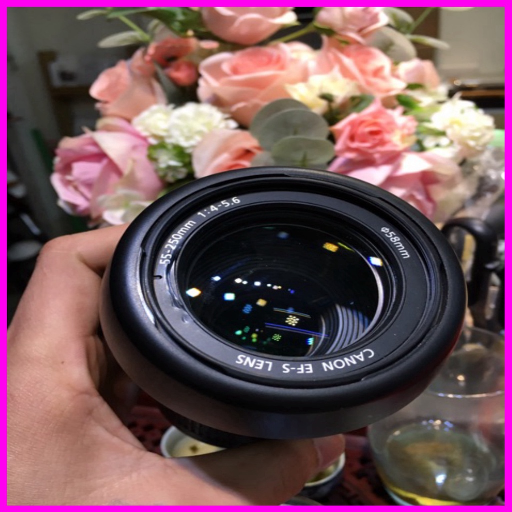 Lens tele canon 55-250mm is