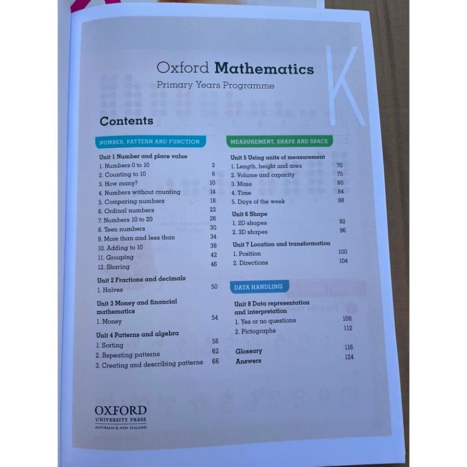 Oxford Mathematics Primary Years Programme