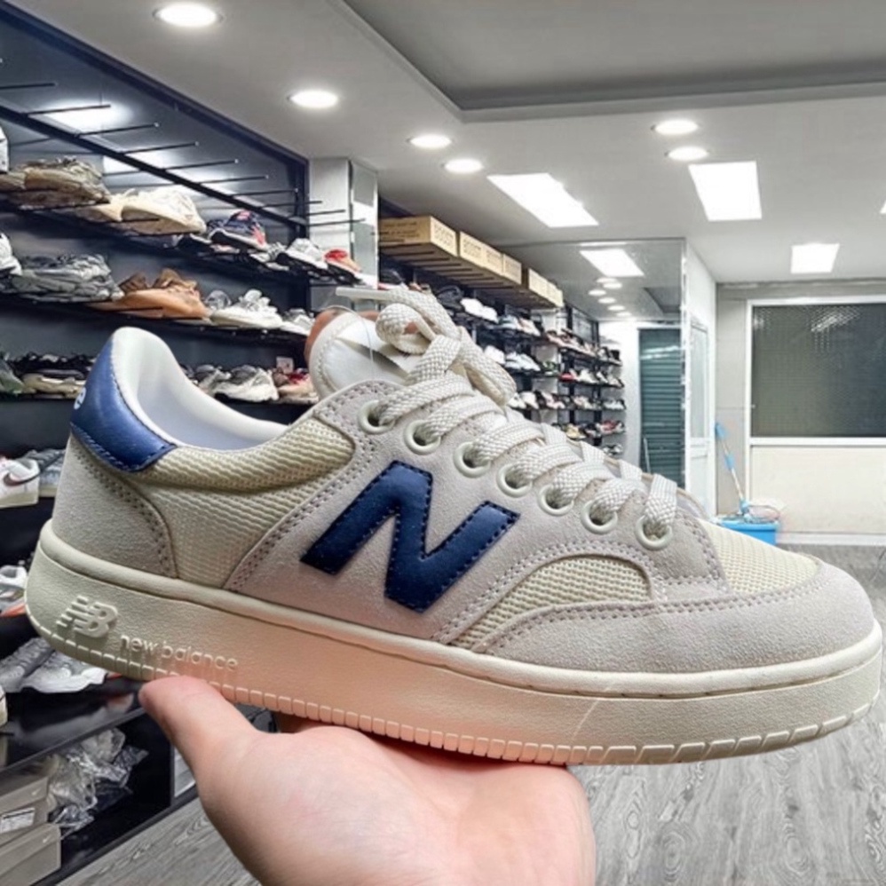 Giày NB CRT 300 Navy Xanh Tím Than Trắng Xám Bản Cao Cấp Chữ N Da Lộn Nam Nữ CRT300 NBCRT3 - Yabi_boutique