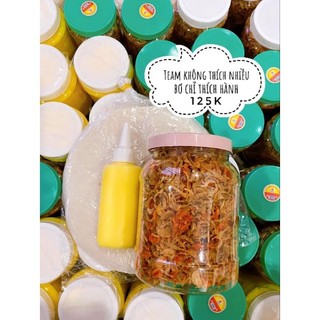 Combo 500g muối ruốc hành phi, 100ml bơ béo, 250g bt phơi sương
