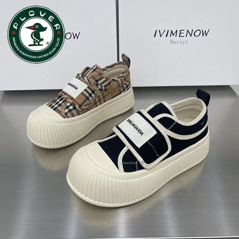 Giày Thể Thao Vải canvas Đế Dày Thời Trang Cá Tính Cho Nữ