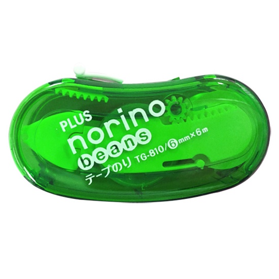 Băng Keo 2 Mặt Dạng Kéo Norino Beans PLUS Tiện Lợi, Có Thanh Cắt Keo Tự Động