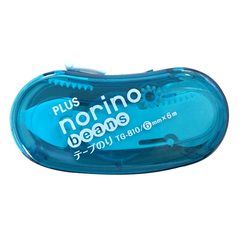 Băng Keo 2 Mặt Dạng Kéo Norino Beans PLUS Tiện Lợi, Có Thanh Cắt Keo Tự Động