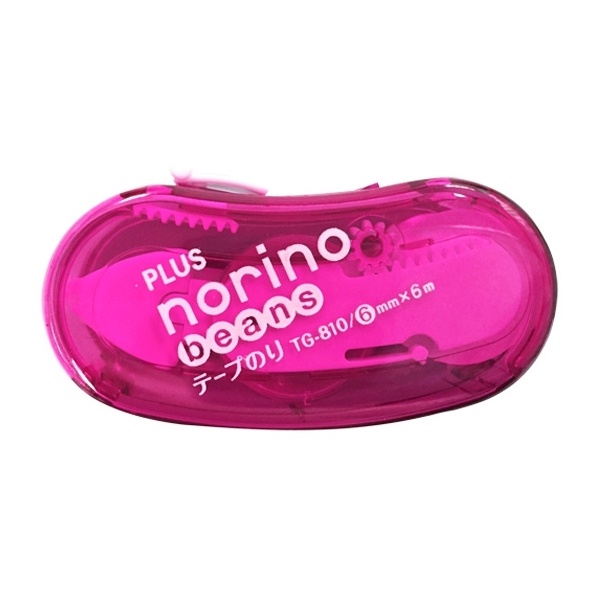 Băng Keo 2 Mặt Dạng Kéo Norino Beans PLUS Tiện Lợi, Có Thanh Cắt Keo Tự Động