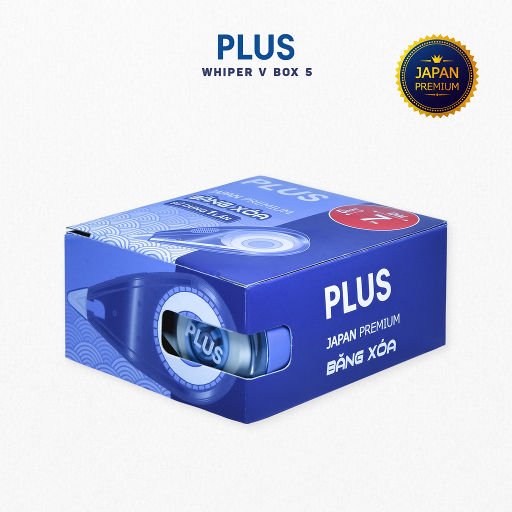Bút Xóa Kéo, Băng Xóa Kéo, Bút Xóa Giấy PLUS Mini Phiên Bản Japan Premium Kích Thước Thiết Kế Dễ Sử Dụng, Có Nắp Bảo Vệ