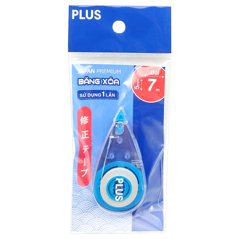 Bút Xóa Kéo, Băng Xóa Kéo, Bút Xóa Giấy PLUS Mini Phiên Bản Japan Premium Kích Thước Thiết Kế Dễ Sử Dụng, Có Nắp Bảo Vệ