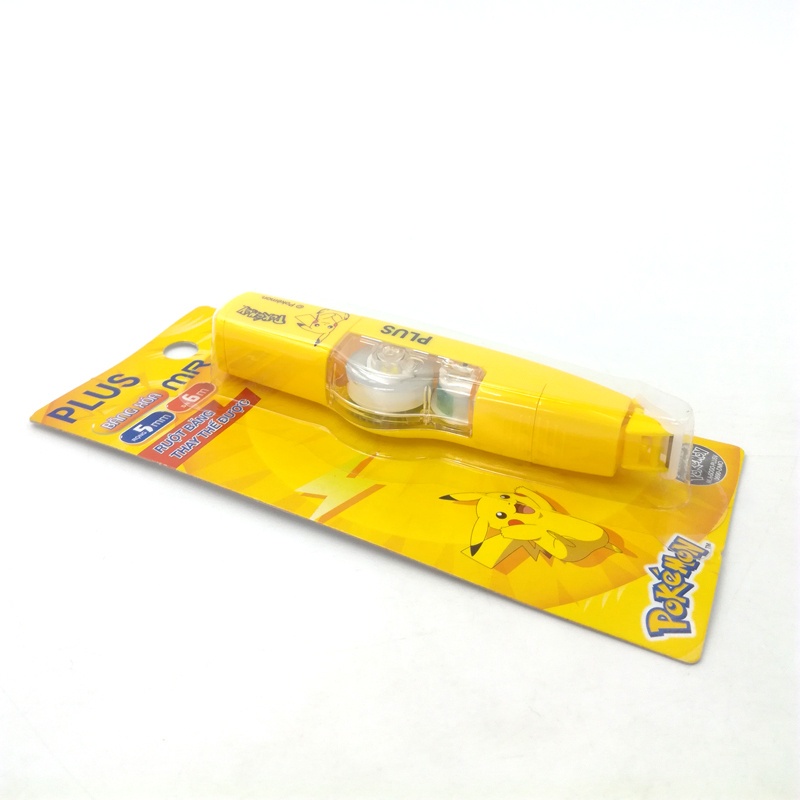 Bút Xóa Kéo, Băng Xóa Kéo, Bút Xóa Giấy PLUS Mr 5mm x 6m Phiên Bản Pokemon
