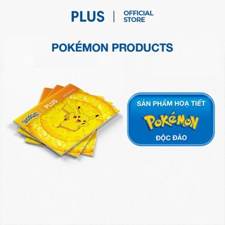 Lốc 10 cuốn tập vở học sinh PLUS Pokemon 4 Ô Ly 96 Trang