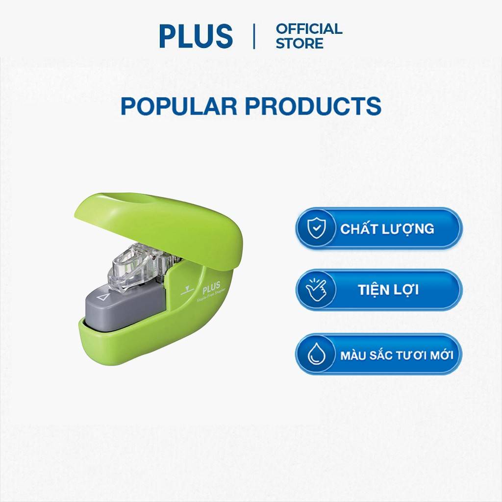 Bấm Không Dùng Kim Ghim Paper Clinch PLUS