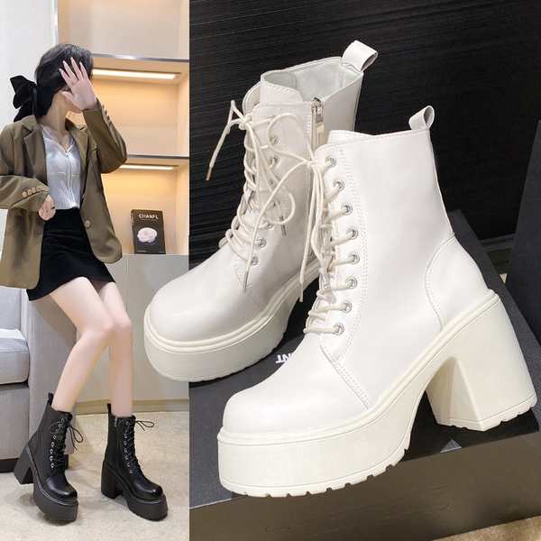 Thời Trang Giày boots Chất Liệu Thoáng Khí Thoải Mái Cho Nữ