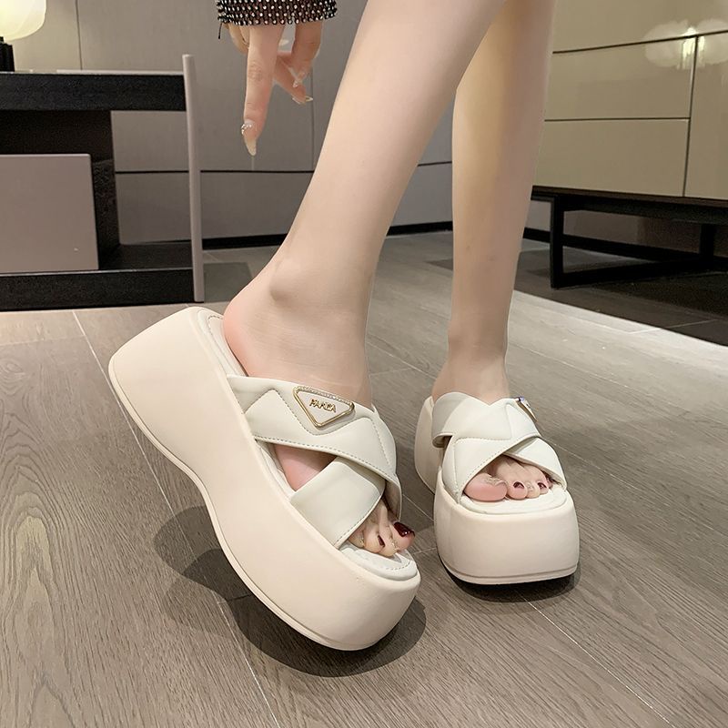 Dép Xỏ Ngón Đế Dày Quai Chéo Thời Trang Mùa Hè Cao Cấp Dành Cho Bạn Nữ