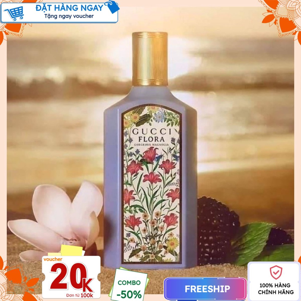Nước hoa GUCCI FLORA GORGEOUS MAGNOLIA-100ml