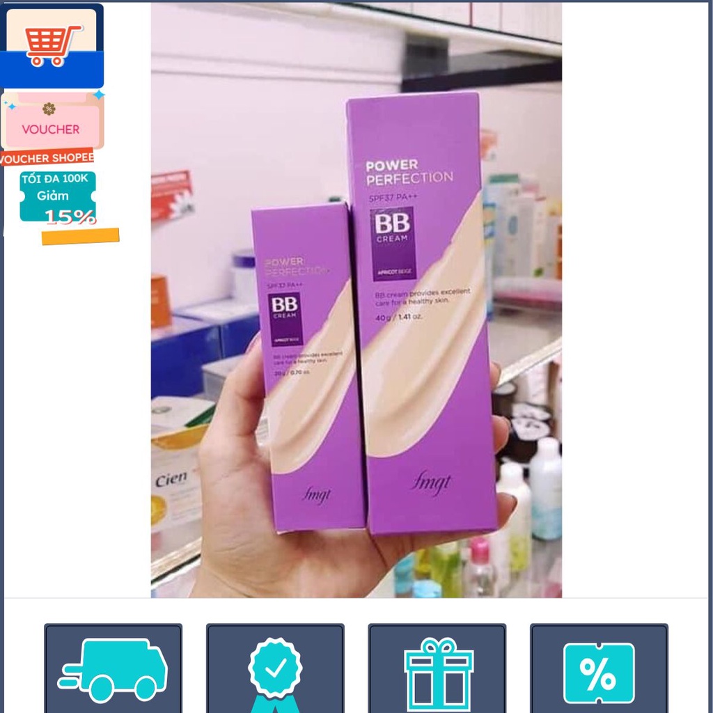 Kem Nền Đa Năng The Face Shop Bb Cream Face It Power Perfection Bb Tím Tfs Fmgt 20 - 40G