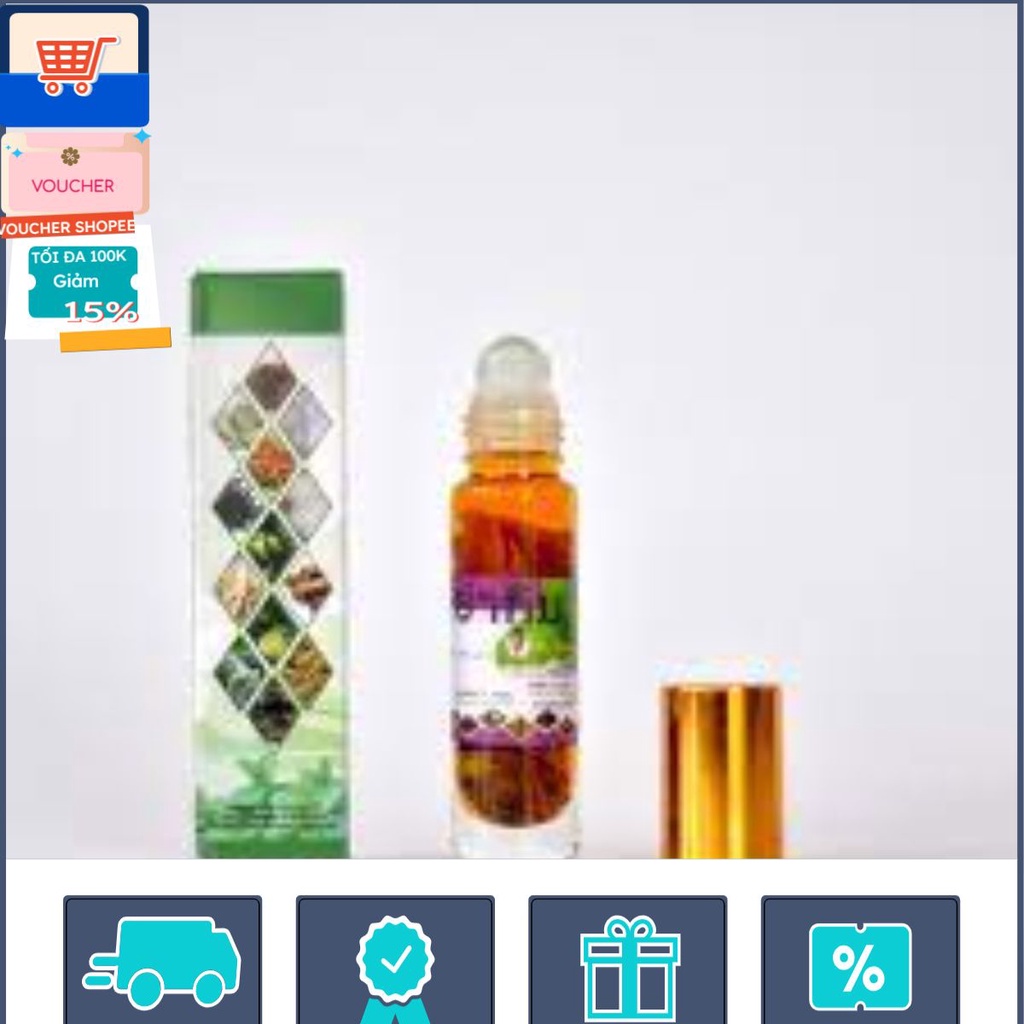 Dầu lăn 13 vị thảo dược Thái Lan 8ml (free ship)