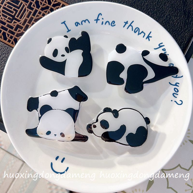 Giá Đỡ Túi Khí Hình Gấu Trúc / Hoa Dễ Thương Vui Nhộn Để Bàn Cho Điện Thoại