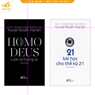 Sách - Combo 2 Cuốn: Homo Deus - Lược Sử Tương Lai + 21 Bài Học Cho Thế Kỷ 21 - Yuval Noah Harari - Nhã Nam